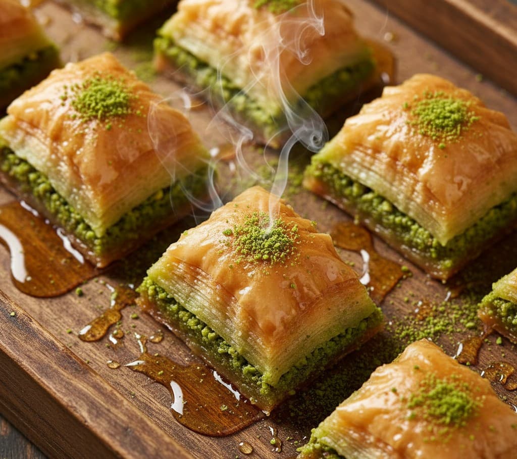 Pistachio Baklava view 2