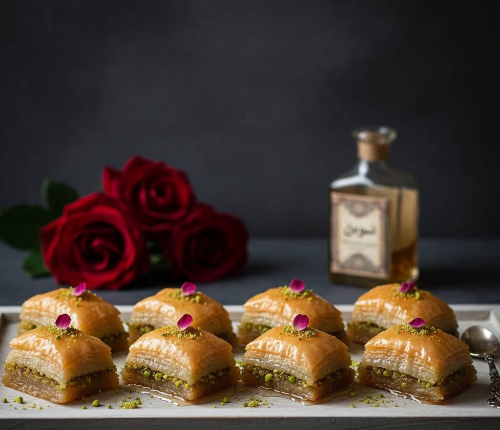 Rosewater Baklava