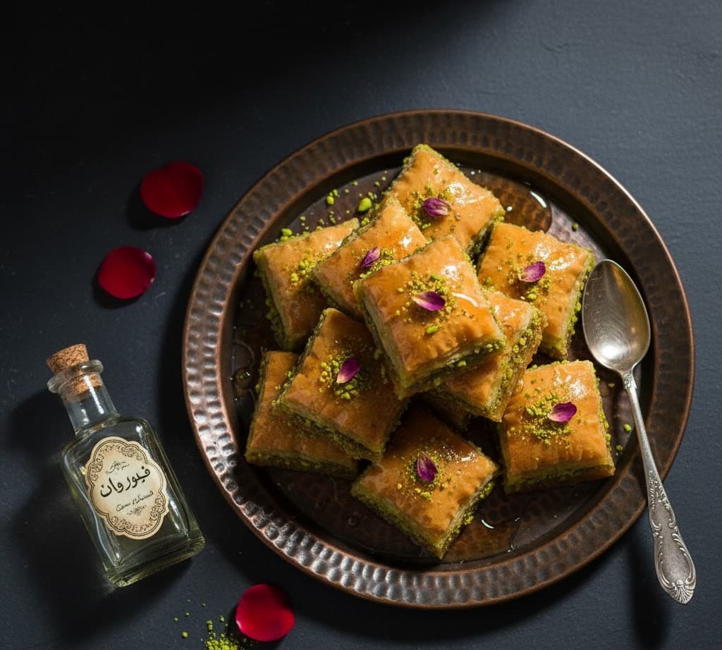 Rosewater Baklava view 2